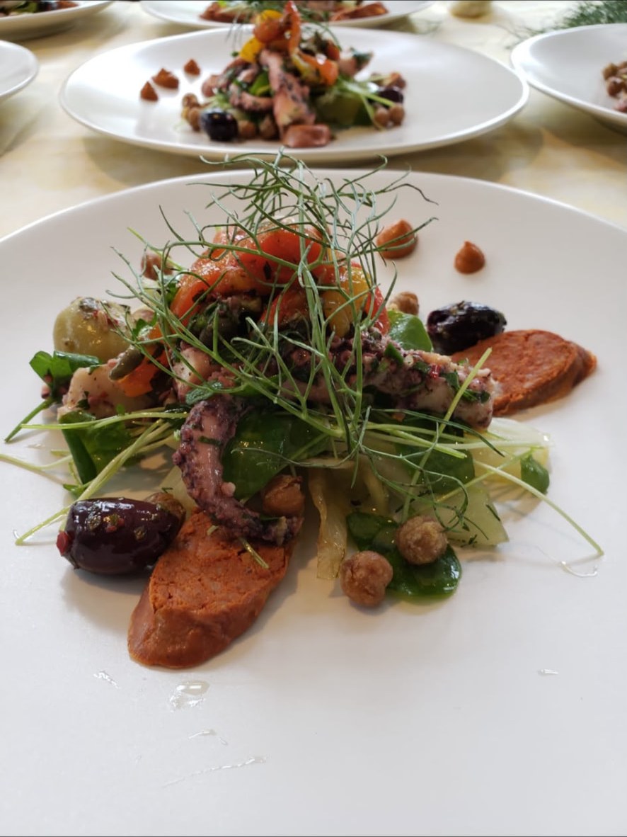 Grilled Octopus & Chorizo